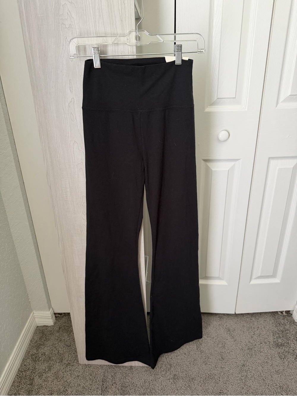 aerie Black High-Rise Flare Leggings - Medium LONG